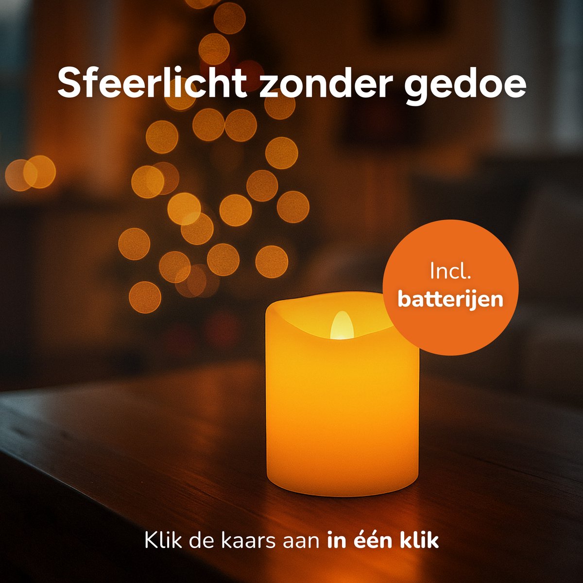 Realistische LED-Kerzen mit Flamme - 24 Kerzen - inkl. Batterien - Dinner - Fake - Kerzen - Wiederaufladbar - Timer - Stumpfe Kerze - Luft