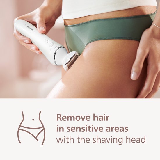 Philips Beautyset 9000 – Komplettes Set aus Epilierer, Gesichtsenthaarungsgerät und Pediküregerät für glatte Haut – BRE770/92