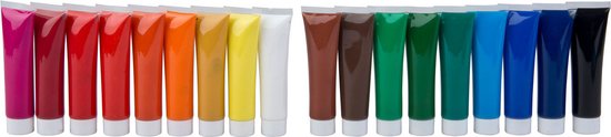 18-teiliges Acrylfarben-Set