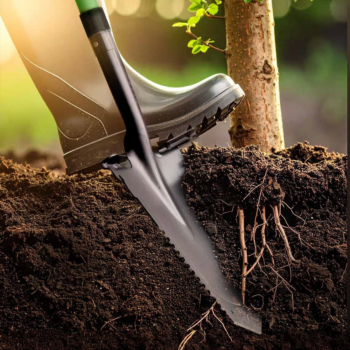 Hammersmith RayzerShovel All-in-One-Schaufel – Robuste Konstruktion aus Kohlenstoffstahl – Geeignet zum Graben und Sägen – Softtouch-Griff