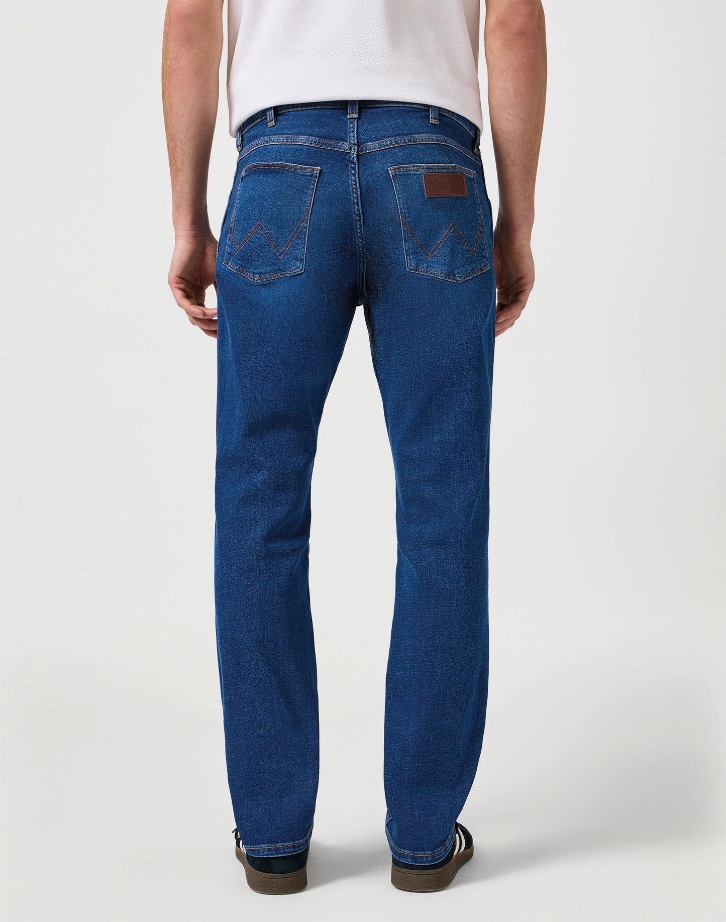Wrangler Greensboro Jeans für Herren – Regular Straight Fit – blau – 40/42