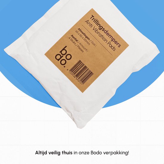 Bodo® - Schwingungsdämpfer - Schwarz - Füße für Waschmaschine & Trockner