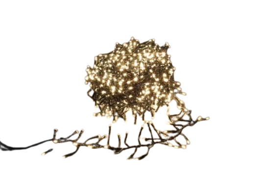 twistlight LED-Lichterkette - 18 m - 1530 warmweiße LEDs - schwarze Schnur - Ø 5 mm