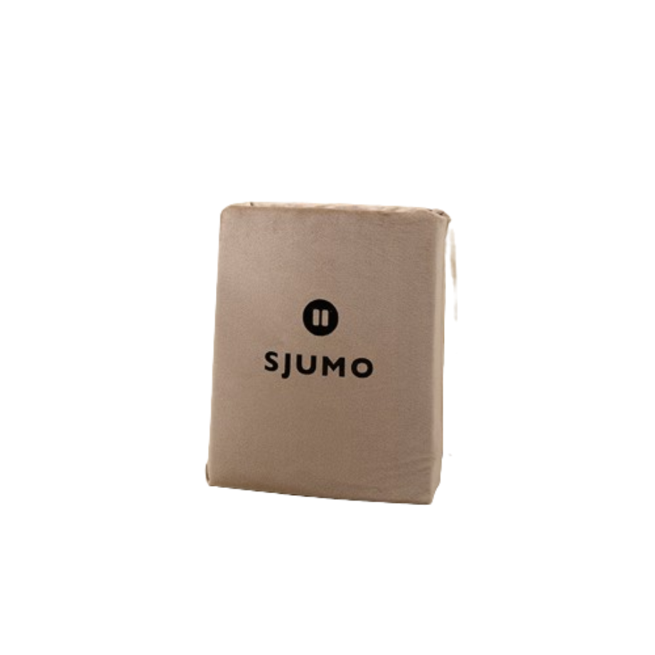 Sjumo Splittopper Spannbetttuch Seidenglatt - 200 x 210/220 cm - Zeitlos Taupe