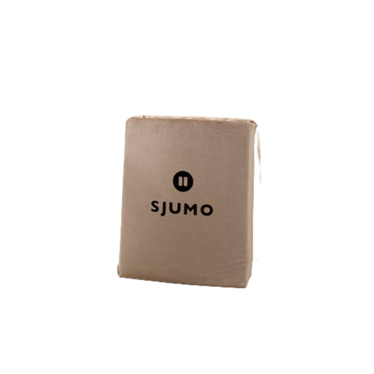 Sjumo Splittopper Spannbetttuch Seidenglatt - 200 x 210/220 cm - Zeitlos Taupe