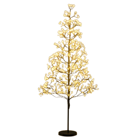 Coast LED Lichtbaum – 800 LEDs – 120 cm – Warmweiß – Schwarz