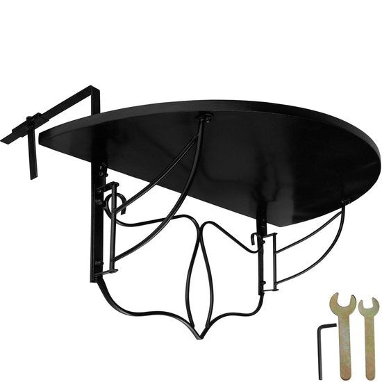 tectake - Balkontisch Mosaik klappbar weiß/blau - 402766