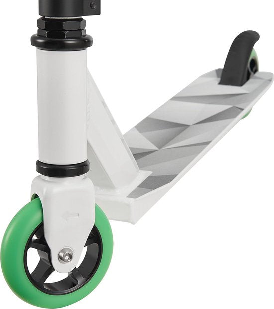 Stunt Scooter Futuristisch in Weiß Grün