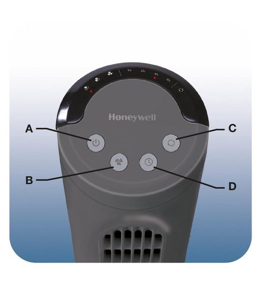Honeywell HYF1101E - Ventilator - Zeitschaltuhr