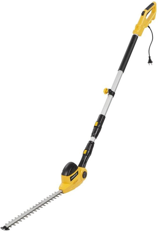 Powerplus Elektrische Teleskop-Heckenschere POWXG2044 – Elektrische Heckenschere mit 550 W, 550 mm lange Klinge