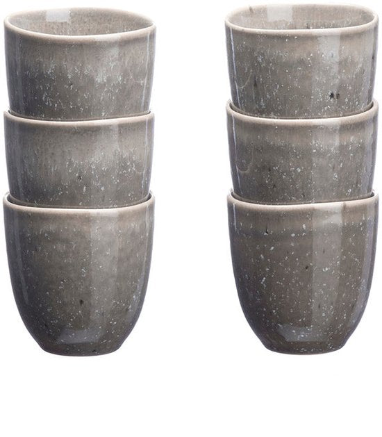 Becher STELLAR 15cl - 6 Stück - Betongrau