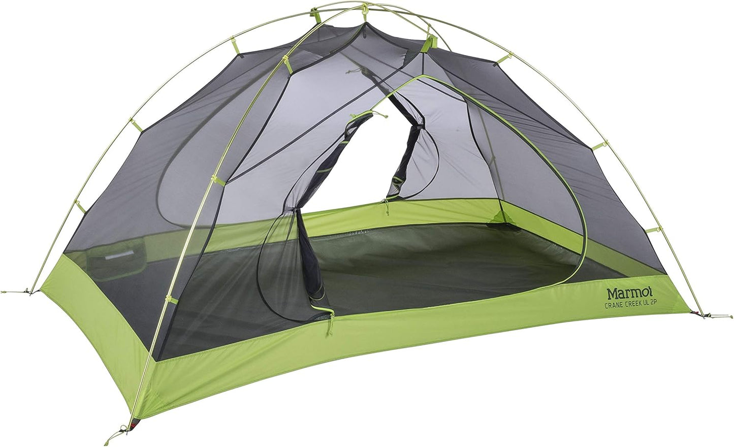Marmot Crane Creek 2-Personen-Kuppelzelt – Macaw Green/Crocodile – 210 x 140 x 110 cm