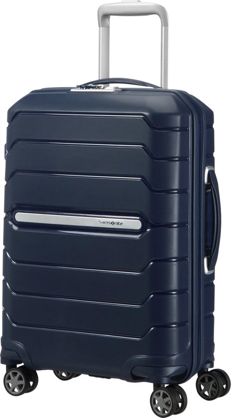 Samsonite - Reisekoffer - Flux Spinner 55/20 Expandable (Handgepäck) Marineblau