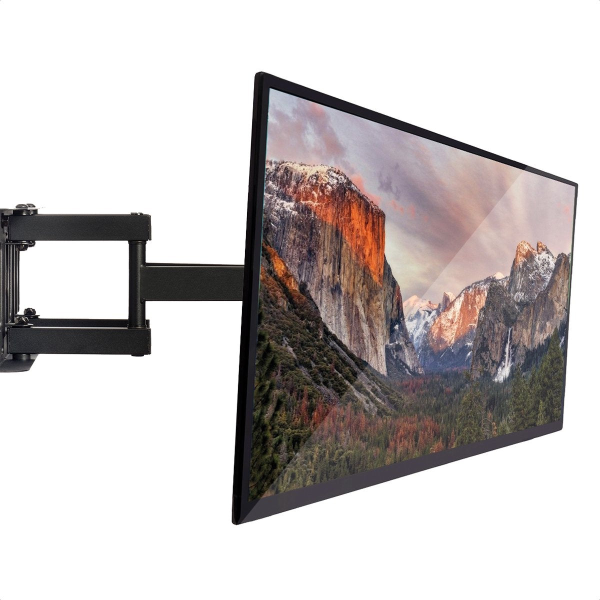 Auronic TV-Halterung - drehbar und neigbar - 23 bis 60 Zoll - bis zu 45 KG - Schwarz