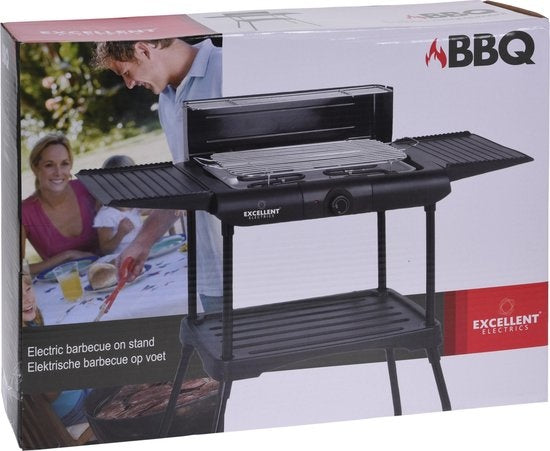 Excellent Electrics Elektrogrill - Grillfläche (LxB) 36x24 cm - 2000W - Schwarz