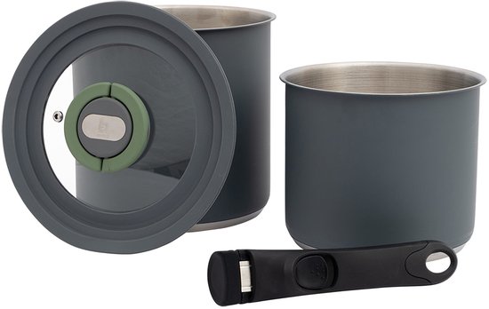 Bo-Camp – Kochgeschirrset – Swift – Edelstahl – Induktion – 2-teilig