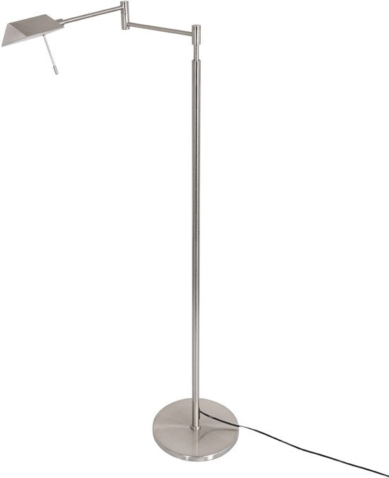 Steinhauer – Stehlampe – Retina – Stahl – Glas und Metall – Designlampe – LED – 3083ST
