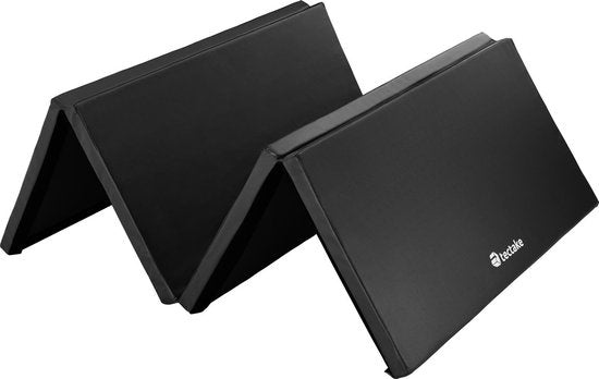 tectake - Gymnastikmatte - Abmessung 240 x 120 x 5 cm - schwarz - 403638