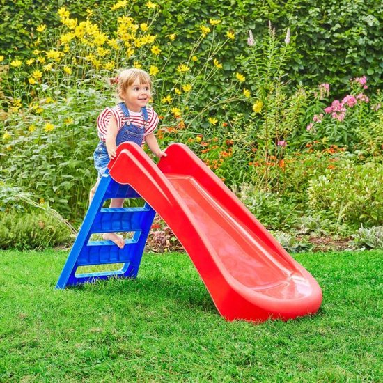 Palplay Rutsche faltbar 4ft rot/blau