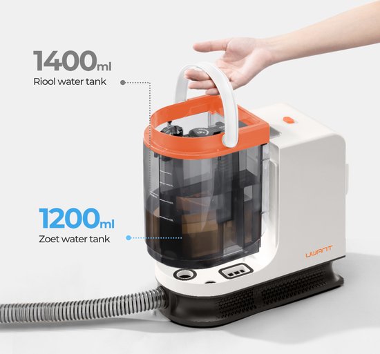 Uwant Wasch-Staubsauger B200SE 12000Pa 450W Für Zuhause und das Büro Multifunktional