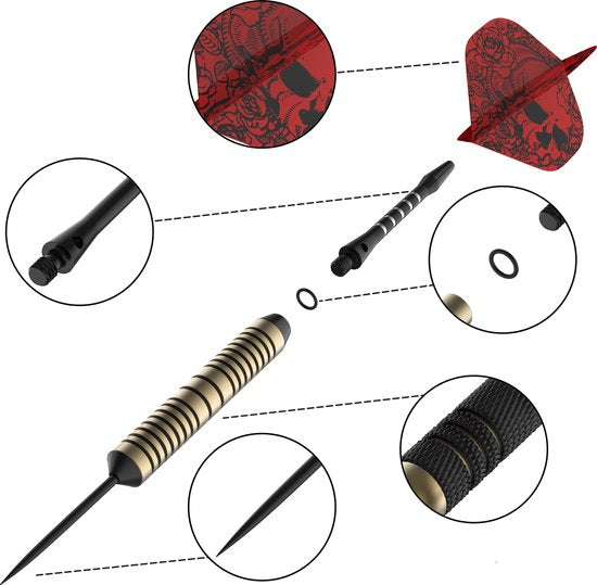 Dogma Premium Messing Darts 6 Stück