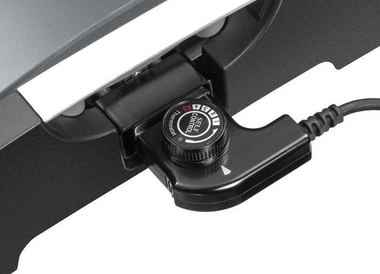 Unold Elektro-Tischgrill für den Garten, mit Kontrollleuchte, schwarz