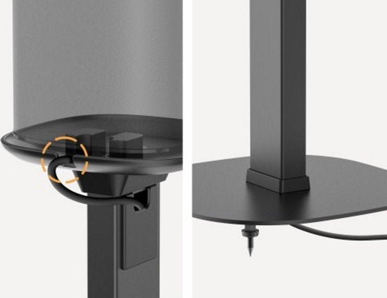 VDD Gaming - Lautsprecherständer - Sonos® One & SL - höhenverstellbar - Metall - Schwarz