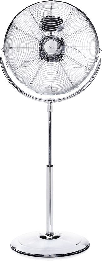 Standventilator XL 45 cm - Metallgehäuse - Starker Luftstrom - 3 Geschwindigkeiten - Oszillierend - Tristar VE-5975