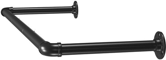 Hoppa! – Kleiderständer, 2er-Set – Industriedesign – Schwarz, 92 x 30 x 7,5 cm