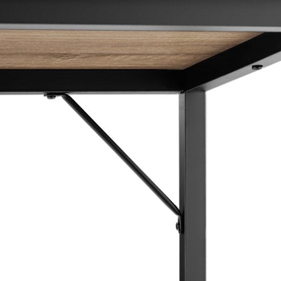 tectake - Jenkins Schreibtisch 80 cm - Industrie - hellbraun - 404458