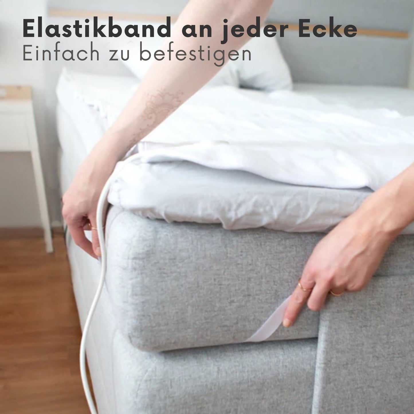 Auronic Elektrische Heizdecke - 1 Person - 150x80cm - Weiß