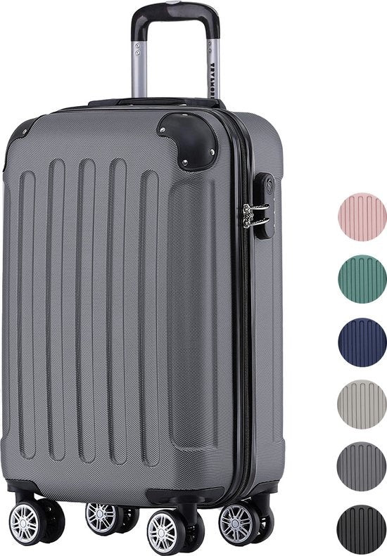 TRVLMORE - Koffer - Handgepäck - 54x36x20cm - 38L - Dunkelgrau