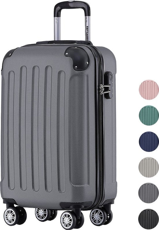 TRVLMORE - Koffer - Handgepäck - 54x36x20cm - 38L - Dunkelgrau