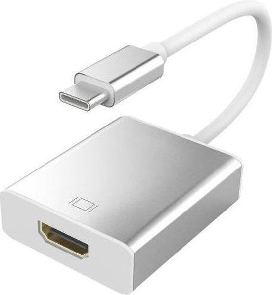 GarpexÂ® USB C zu HDMI Kabel - USB 3.1 Typ C zu HDMI Adapter - 4K Ultra HD - Silber Grau