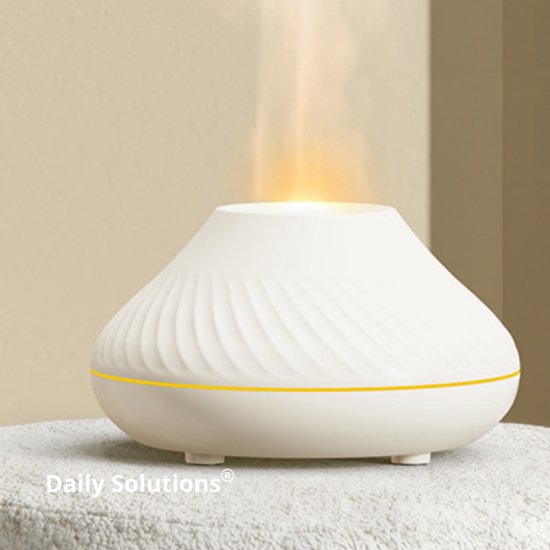 Daily Solutions® Aroma Diffusor - Duft und Farbe - Luftbefeuchter - Aroma Diffusoren - Vernebler - Duft Diffusor - Wohltuende Atmosphäre - Weiß