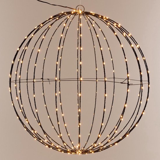 LED-Weihnachtskugel mit 240 Lichtern Ø 40cm, extra warmweiß