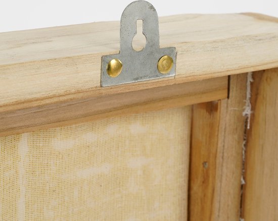 In The Mood Collection Wanddekoration - L59 x B45 cm - Baumwolle/FSC-Holz - Hellrosa