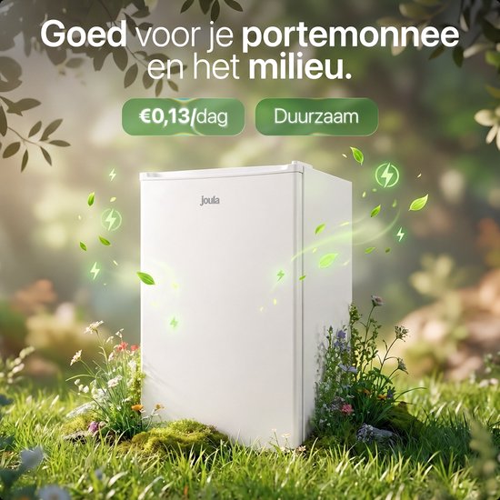 Joula Tischgefriertruhe – freistehend, Mini/klein – 60 Liter – 3 Gefrierschubladen – Weiß