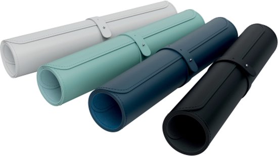 Leitz Große Schreibtischunterlage 80 × 40 cm – rutschfest – Schreibtischmatte – wasserdicht – für Tastatur und Maus – Mint