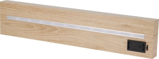 Trends4you Wandregal-mit LED-Beleuchtung-Batterie-natürlich
