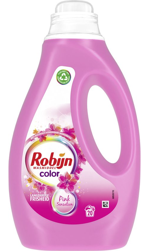 Robijn Color Pink Sensation Flüssigwaschmittel 20 Waschgänge