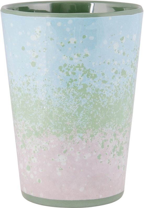 Bo-Camp – Becher – Halo – Blau/Grün – 4 Stück