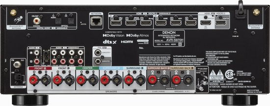 Denon AVR-S970H | 7.2 8K AV Receiver mit 8K & 4K@120hz Unterstützung und Dolby Atmos
