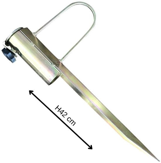 Outdoor-Sonnenschirmhalter aus Metall, 38 mm