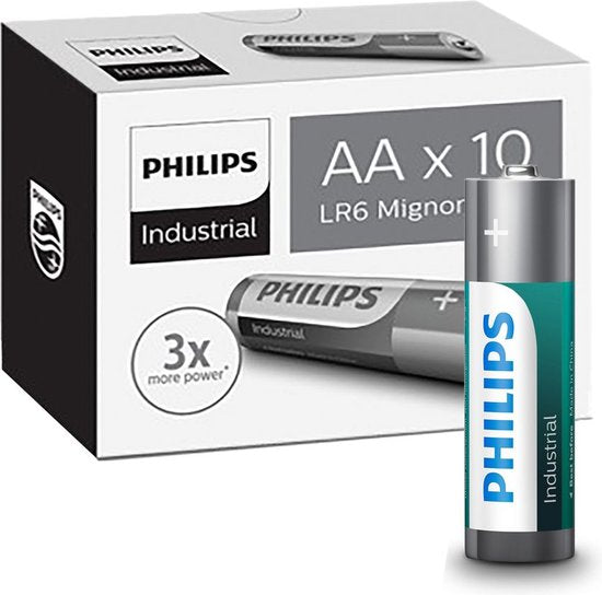 Philips Industrielle Alkaline AA/LR6 10er Pack