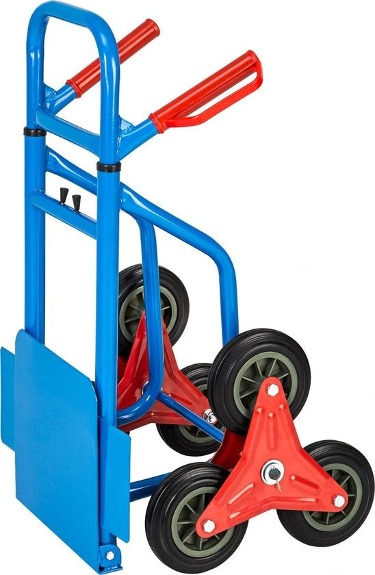 tectake - Treppenwagen - blau - bis zu 100 kg - 402451