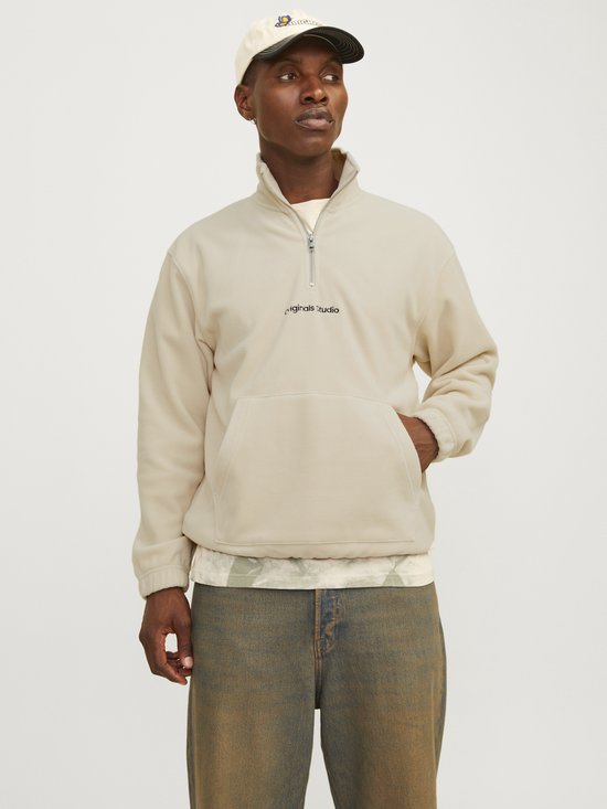 JACK&JONES – JORVESTERBRO FLEECE MIT HALBEM REISSVERSCHLUSS NOOS – Herren – Pullover - Größe XXL