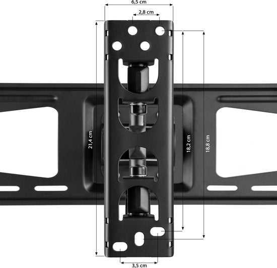 tectake - TV-Wandhalterung 26-55 Zoll VESA max 400*400 -drehbar- 402609