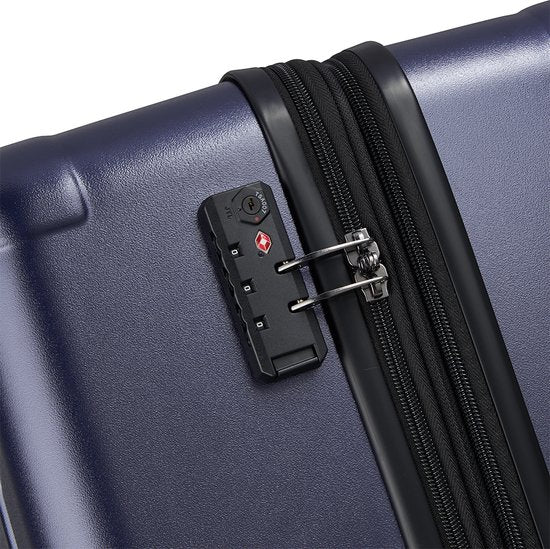 Delsey JH004C 76 cm erweiterbarer Reisekoffer – Blau