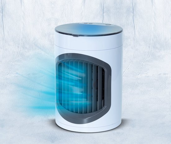 Livington SmartChill weiß – tragbarer Luftkühler – Wasserkühlung – Luftkühler – 3 Geschwindigkeitsstufen – 12 Stunden Kühleffekt